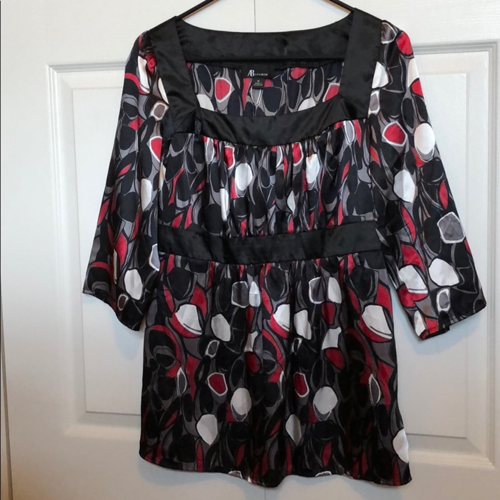 AB Studio short sleeved blouse